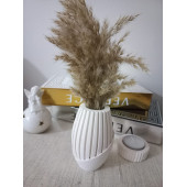 BEYAZ ISKANDİNAV PAMPAS VAZOSU - 3