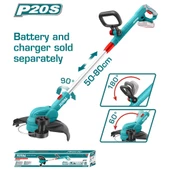 Total TGTLI20328 Solo Akülü Tırpan - 1