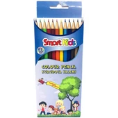 Smart Kids Kuru Boya Kalemi 12 Renk Globox 2963 - 1