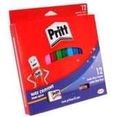 Pritt-Pastel Boya Jumbo Üçgen Silinebilir 12 Renk - 1