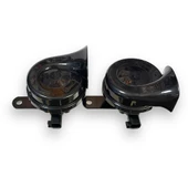 Opel Corsa D 2007-2014 Korna Takımı Çiftli Bas Tiz Oval Soket - 1