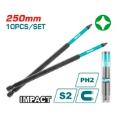 Total DARBELİ 250 MM PH2 BİTS UC SETİ - TACIM16PH2103 - 1