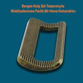 Bergen Metal Eskitme Antik Sarı (96 mm-9.6 cm) Mobilya Mutfak Çekmece Dolap Kulpu Kulbu Kulpları thumbnail 3