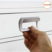 Desenli Bergen Mobilya Mutfak Dolabı Çekmece Dolap Kulpu Kulbu Metal Kulpları Krom (96 MM-9.6 CM) thumbnail 5