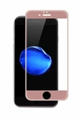 iPhone 7 Plus/8 Plus Kavisli 4D Cam Ekran Koruyucu Rose Gold - 1