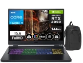 Acer Nitro 5 AN515-58 İntel Core i5 12450H 64gb Ram 2tb SSD 4GB RTX2050 15,6 İnç IPS 144Hz Fhd Windows11Pro Taşınabilir Bilgisayar NHQMZEY00528+ZettaÇanta - 1