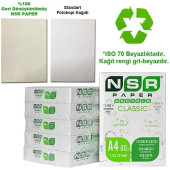 NSR PAPER Classic Geri Dönüştürülmüş A4 Fotokopi Kağıdı 80 Gr - 3