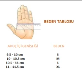 CARRARO KISA PARMAK ELDİVEN V7 A - SİYAH KIRMIZI - M beden - 2