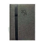 Liz Thermo Deri Kalemlikli Ajanda Gri - 1