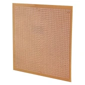 Bakır Plaket Delikli 100X100 Mm - 1
