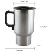 Powermaster Paslanmaz Çelik 12 Volt Araç İçi Termos KLC A-103 thumbnail 2