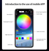 Araç altı aydınlatma gündüz ledi 15 renkli animasyonlu 90x120 cm 12v-12w / LAAM538-16 thumbnail 2