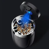 Işıklı küllük otomatik açmalı siyah / ICKU52 thumbnail 3