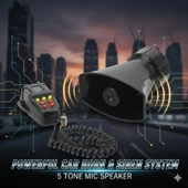 Space Power siren 100W Pro: 7 Sesli Acil Durum İkaz ve Uyarı sistemi Motorsiklet-Araba-Kamyon thumbnail 2