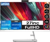 Lenovo Ideacentre Aıo 3 27IAP7 Intel® Core™ i5-12450H 8gb 1tb SSD 27" Windows11Pro AIO Masaüstü Bilgisayar FF0GJ00GQTX35+ZettaUsbBellek - 1