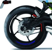 Russian Design Beyaz Mavi Kırmızı Rus Jant Şeridi Sticker Çınar Extreme - 4