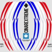 Russian Design Beyaz Mavi Kırmızı Rus Jant Şeridi Sticker Çınar Extreme - 5
