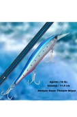 Rapala Lures Turna Levrek Lüfer Ailesi Rapala Lrf Avı Yapay Yem 16Gr. 11cm thumbnail 2