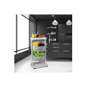 Üç Katlı Organizer Sepet - Sebzelik - 3