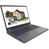 Lenovo Thinkpad P16 21D60012TX I7-12800HX 16GB 512SSD A1000 16" Qhd+ W10P Taşınabilir Iş Istasyonu thumbnail 3