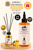 Mango 2'li Set Bambu Çubuklu Oda Kokusu 110 Ml & Mango Yedek Likit Şişe 200 Ml thumbnail 1