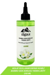 Yasemin Çiçeği 2'li Set Bambu Çubuklu Oda Kokusu 110 Ml & Yasemin Çiçeği Yedek Likit Şişe 200 Ml thumbnail 3