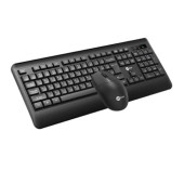 LENOVO LECO-KW202 Kablosuz Klavye Mouse Set Siyah - 1