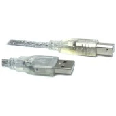 Teknogreen TKU-2005 USB 2.0 Şeffaf Kablo 5 mt - 1