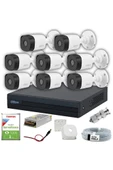 8 Kameralı 20 Metre Gece Görüşlü Güvenlik Kamera Seti thumbnail 1