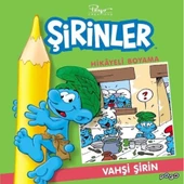 Vahşi Şirin Hikayeli Boyama - Şirinler - 1