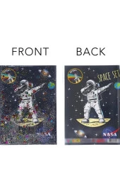 Astronot A5 Boy Simli Ve Sulu Kapaklı Defter (lacivert) Mls-300 - 2