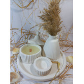 STANDLI MUMLUK SET BEYAZ - 4