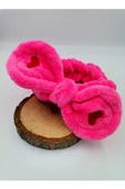 Pembe Kurdelalı Kırmızı Kalpli Bandana - 1