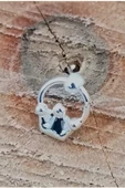 Gümüş Sallantılı Yuvarlak Figürlü Hızma - 1