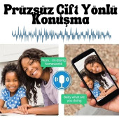 MBOIS Kamera Bebek , Pet , Yaşlı , Hasta , Bakıcı İzleme Duya Takılan Ampul Kamera (KAPIDA ÖDEME) - 4