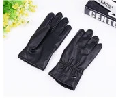 Erkek Suni Deri Eldiven Dokunmatik Ekran Uyumlu - 4