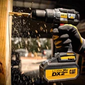 CAT DX12BC 18Volt/2.0Ah Li-ion Tek Akülü Kömürsüz Profesyonel Şarjlı Darbeli Matkap - 3