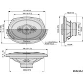 Pioneer TS-A6991F (700W) 6x9 inç Hoparlör - Resmi Distribütör Garantili - 6