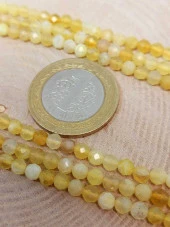 Sarı Opal Taşı Faset Kesim Dizi 4mm (45240) thumbnail 2