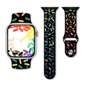 Gpack Apple Watch 9 41mm Kordon Silikon Pride Spor Pozitif Renkler Sc10 - 2