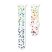 Gpack Apple Watch 9 41mm Kordon Silikon Pride Spor Pozitif Renkler Sc10 - 3