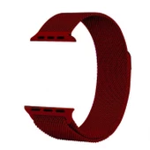 Gpack Apple Watch SE 2 2023 40mm Kordon Hasır Metal Örgülü Ayarlanabilir - 3