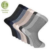 Bambu Erkek Çorabı - Gence - 8'li Set (17101) thumbnail 1
