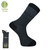 Bambu Erkek Çorabı - Tumaniş - Füme (17104-R3) - 1