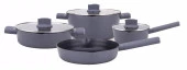Porland Puglia Gri Tencere Takımı 7 Parça - 1