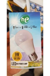 6 Adet Enerji Solar Led Ampül 12 Volt 9 Watt E27 Beyaz 70w Eşdeğer - 3