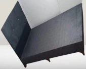 Baza Başlık Tek Kişilik 90292 100x200 Sandıksız Kör Tay Tüyü Kumaş  El Yapım thumbnail 3