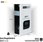 Mexxsun 12/24/48V 80A MPPT Şarj Regülatörü - 1