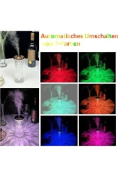 Masaüstü Lamba ve Nemlendirici Şarjlı Işık Kristal Elmas Desen 7 Farklı Renk Lamba Kitap Okuma D13 - 4