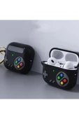 Airpods Pro ile uyumlu Kulaklık Kılıfı Yumuşak Soft Dokunuş Retro Görünümlü Nint-endo - 5